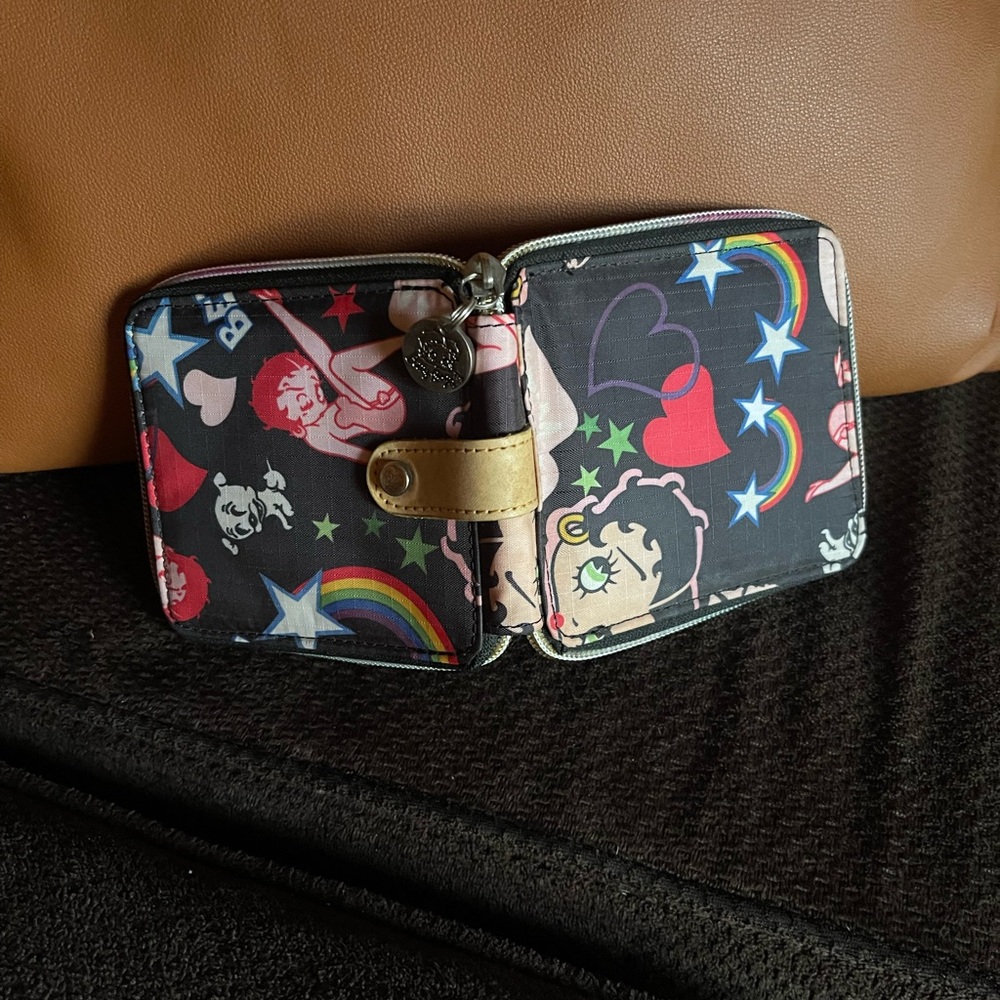Betty Boop Red and Black Wallet